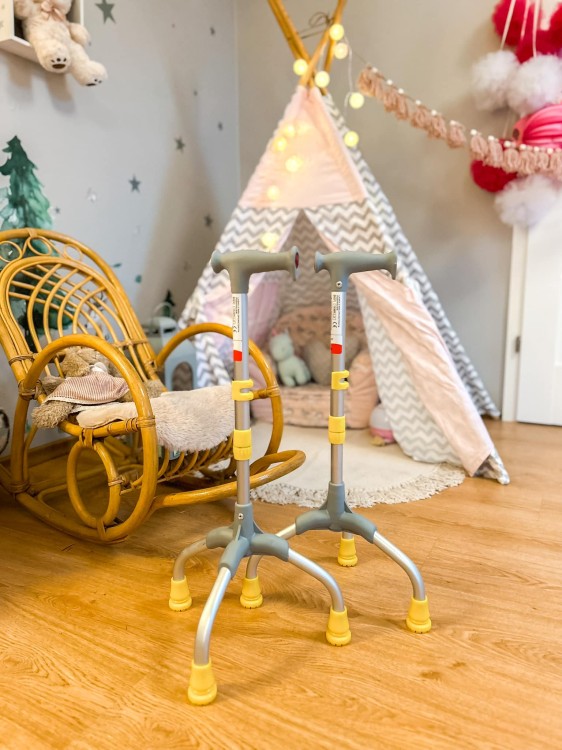 Trójnóg dziecięcy laska uniwersalna