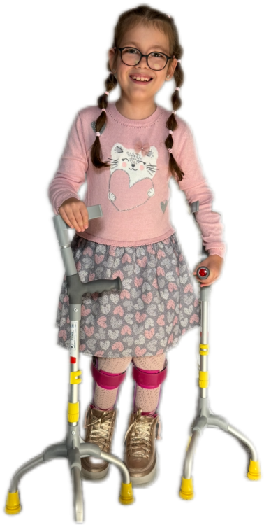 trójnóg z kulą dziecięcą