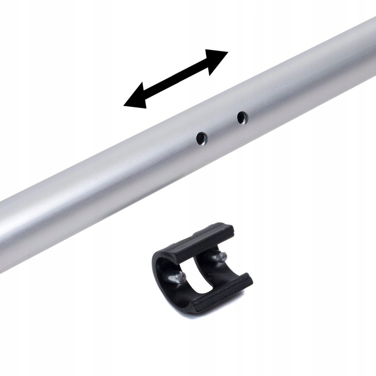 aluminiowa rurka z zatrzaskiem